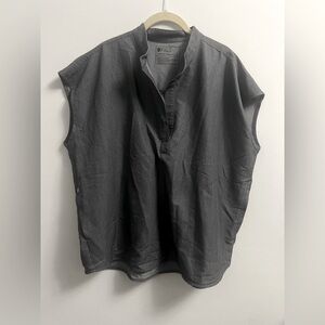 Figs Rafael Oversized Scrub Top - Graphite - Size XL